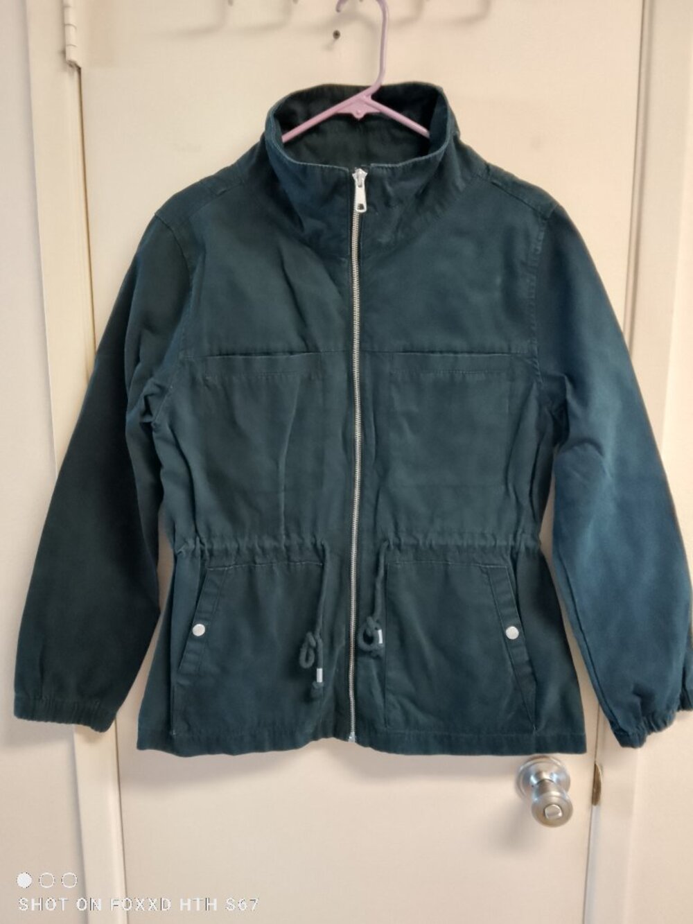 Women's Jrs Old Navy Black Utility Jacket Large